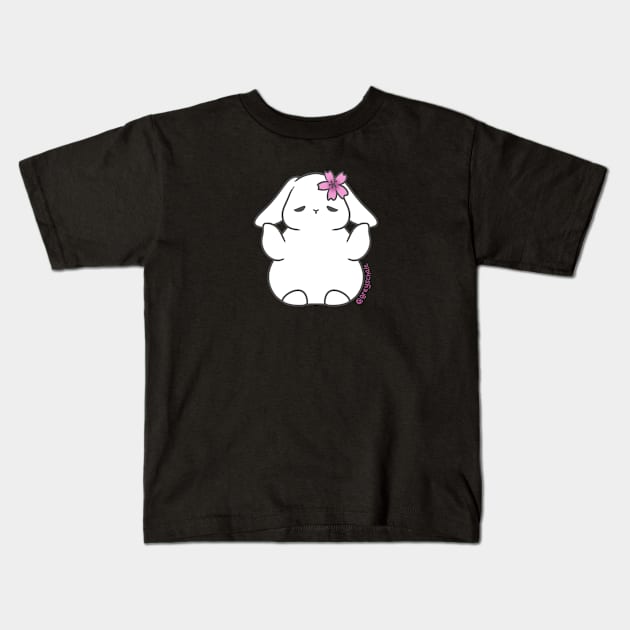 Bun's Meditation Kids T-Shirt by greys